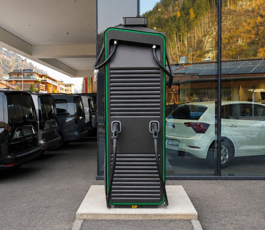 Schnellladestation beim Autohaus Huber Hermann